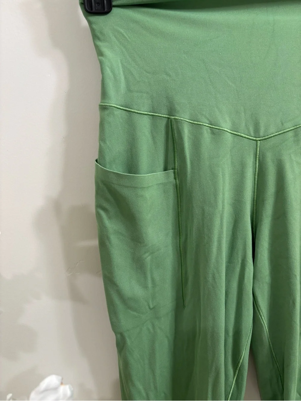 Aerie High-Rise 7/8 Green Leggings